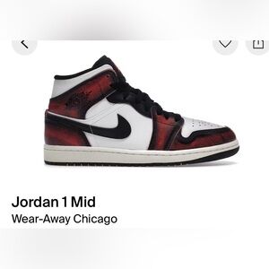 Jordan 1 Mid SE Wear-Away Chicago